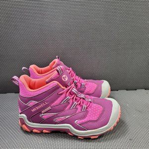 Youth Sz 1 Pink Merrell Waterproof Access Mid Boot